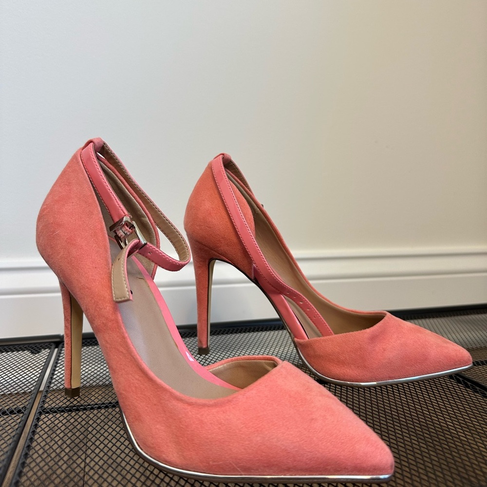 Elegant Coral Stiletto Heels